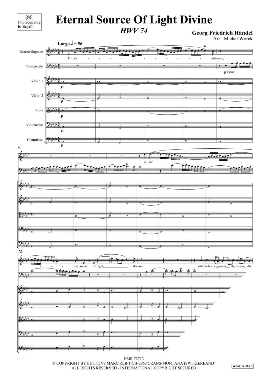 Eternal Source Of Light Divine String Orchestra scores gallery preview page 3