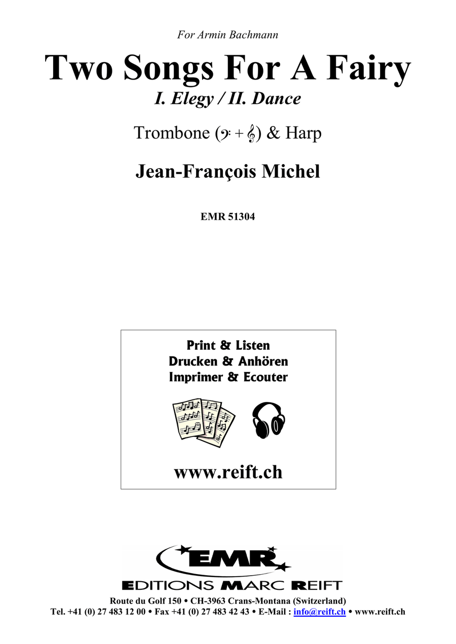 Two Songs For A Fairy Two Songs For A Fairy Trombone scores gallery preview page 2