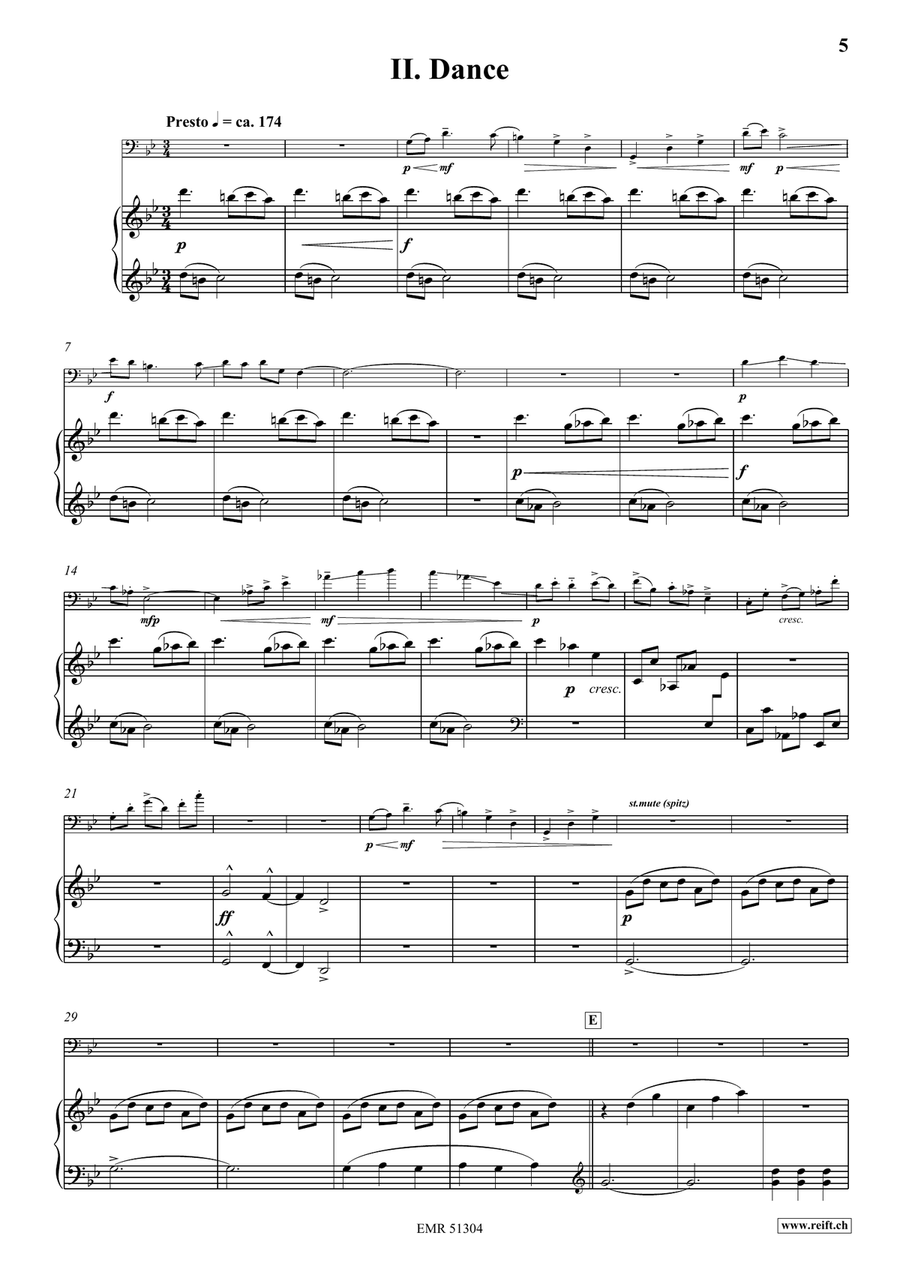 Two Songs For A Fairy Two Songs For A Fairy Trombone scores gallery preview page 6