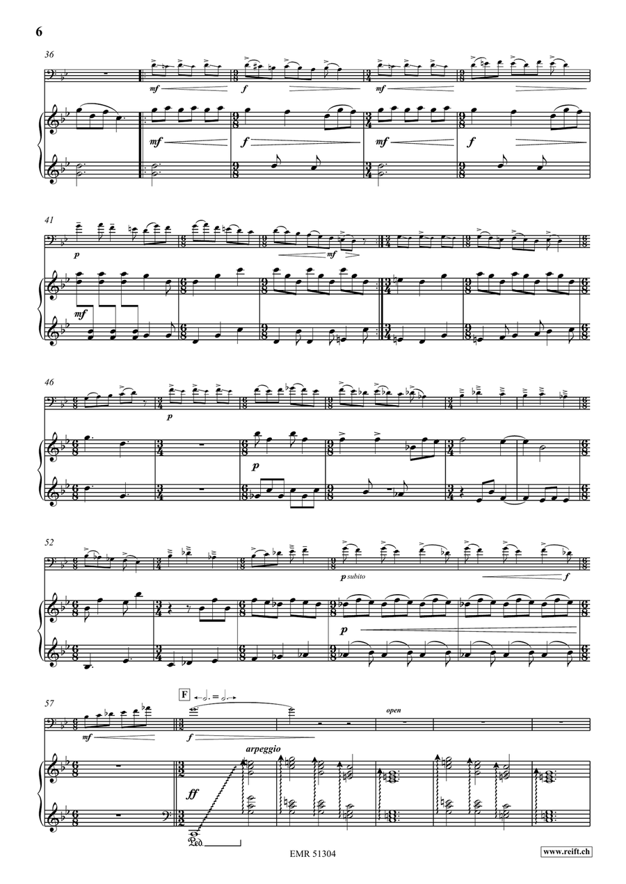 Two Songs For A Fairy Two Songs For A Fairy Trombone scores gallery preview page 7