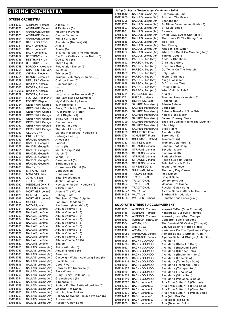 Seufzer, Tränen, Kummer Seufzer, Tränen, Kummer String Orchestra scores gallery preview page 4