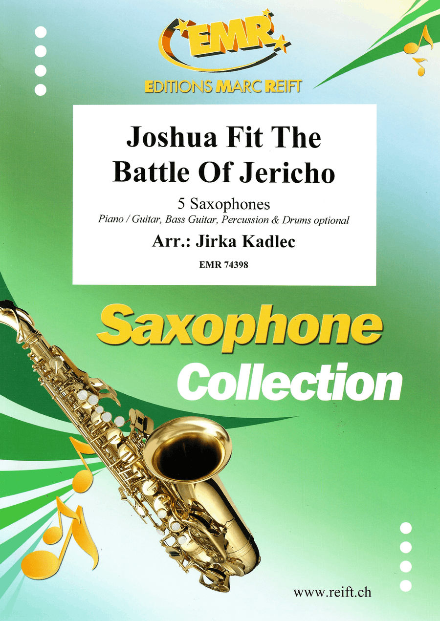 Joshua Fit The Battle Of Jericho Saxophone Quintet scores gallery preview page 1