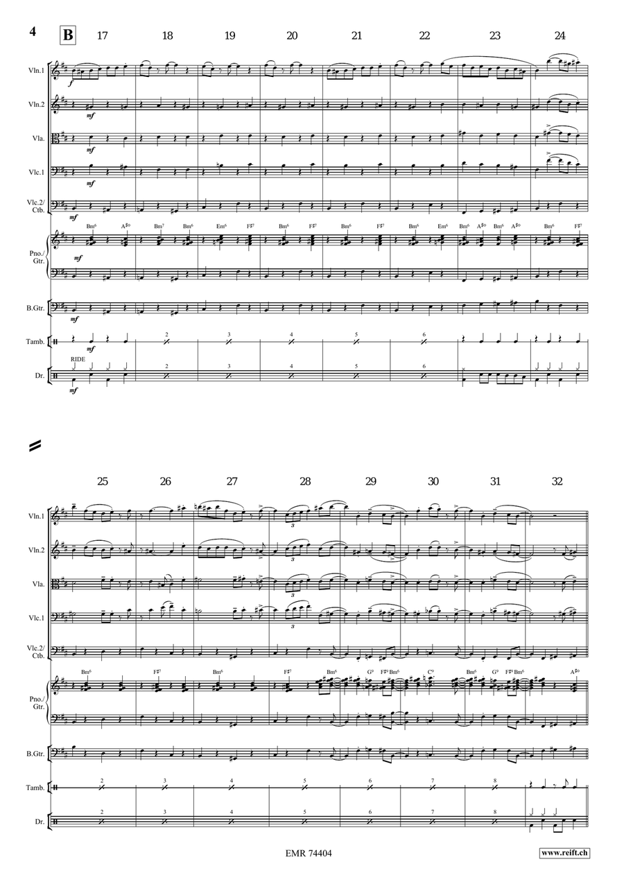 Joshua Fit The Battle Of Jericho String Orchestra scores gallery preview page 4