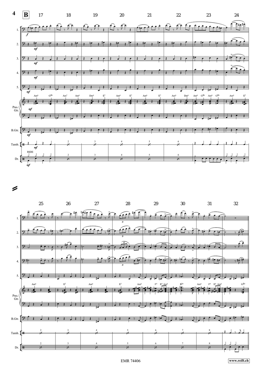 Joshua Fit The Battle Of Jericho Bassoon scores gallery preview page 4