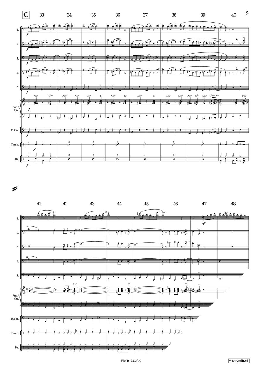 Joshua Fit The Battle Of Jericho Bassoon scores gallery preview page 5