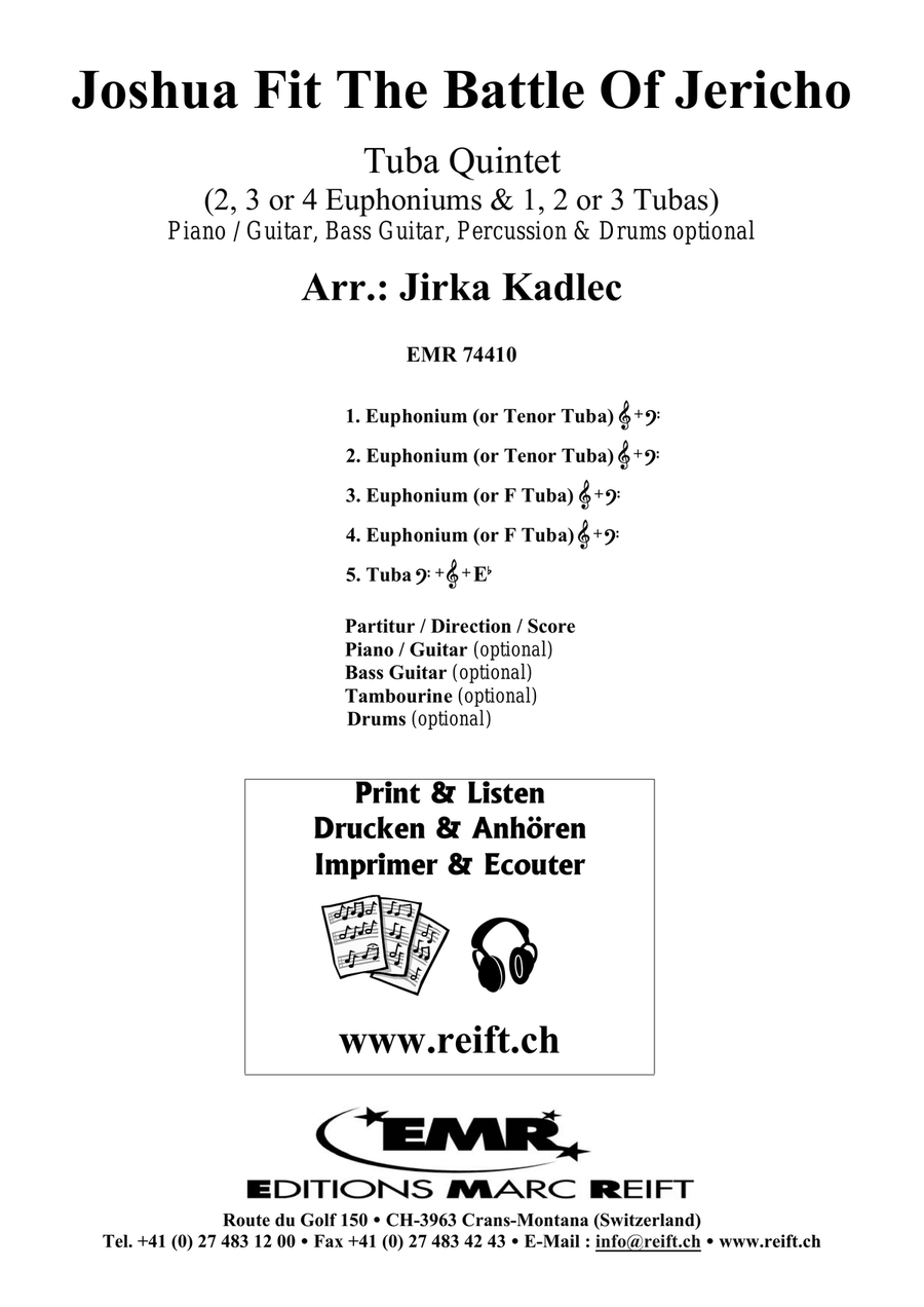 Joshua Fit The Battle Of Jericho Tuba scores gallery preview page 2