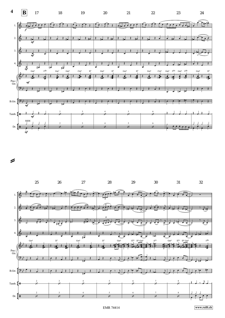 Joshua Fit The Battle Of Jericho Cornet scores gallery preview page 4