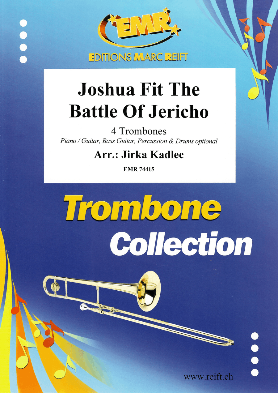 Joshua Fit The Battle Of Jericho Trombone Quartet scores gallery preview page 1
