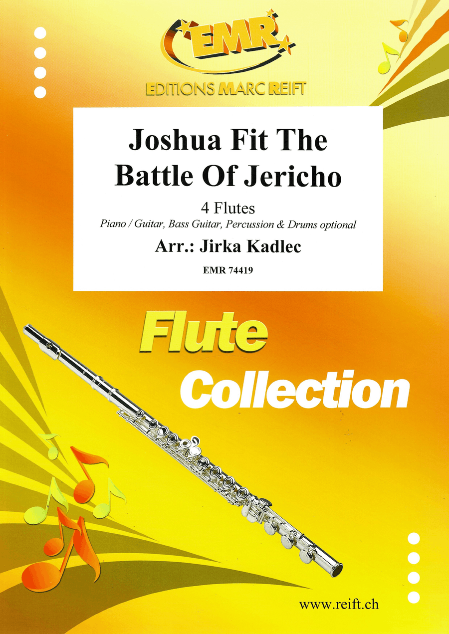 Joshua Fit The Battle Of Jericho Flute Quartet scores gallery preview page 1