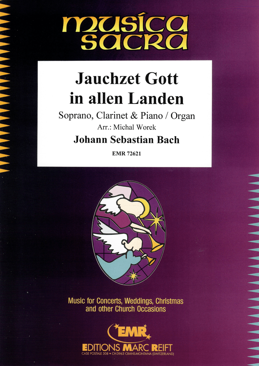 Jauchzet Gott in allen Landen Clarinet scores gallery preview page 1