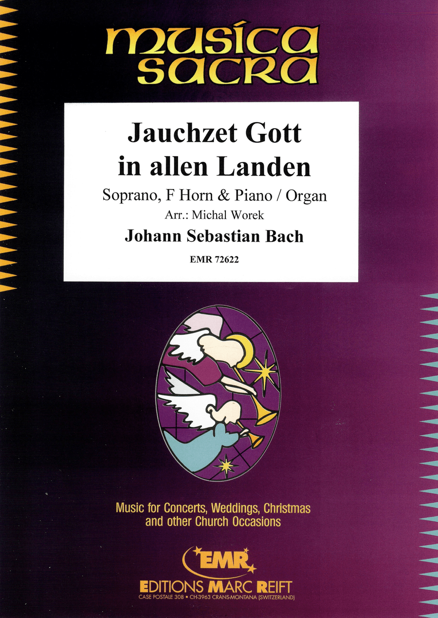 Jauchzet Gott in allen Landen Horn scores gallery preview page 1