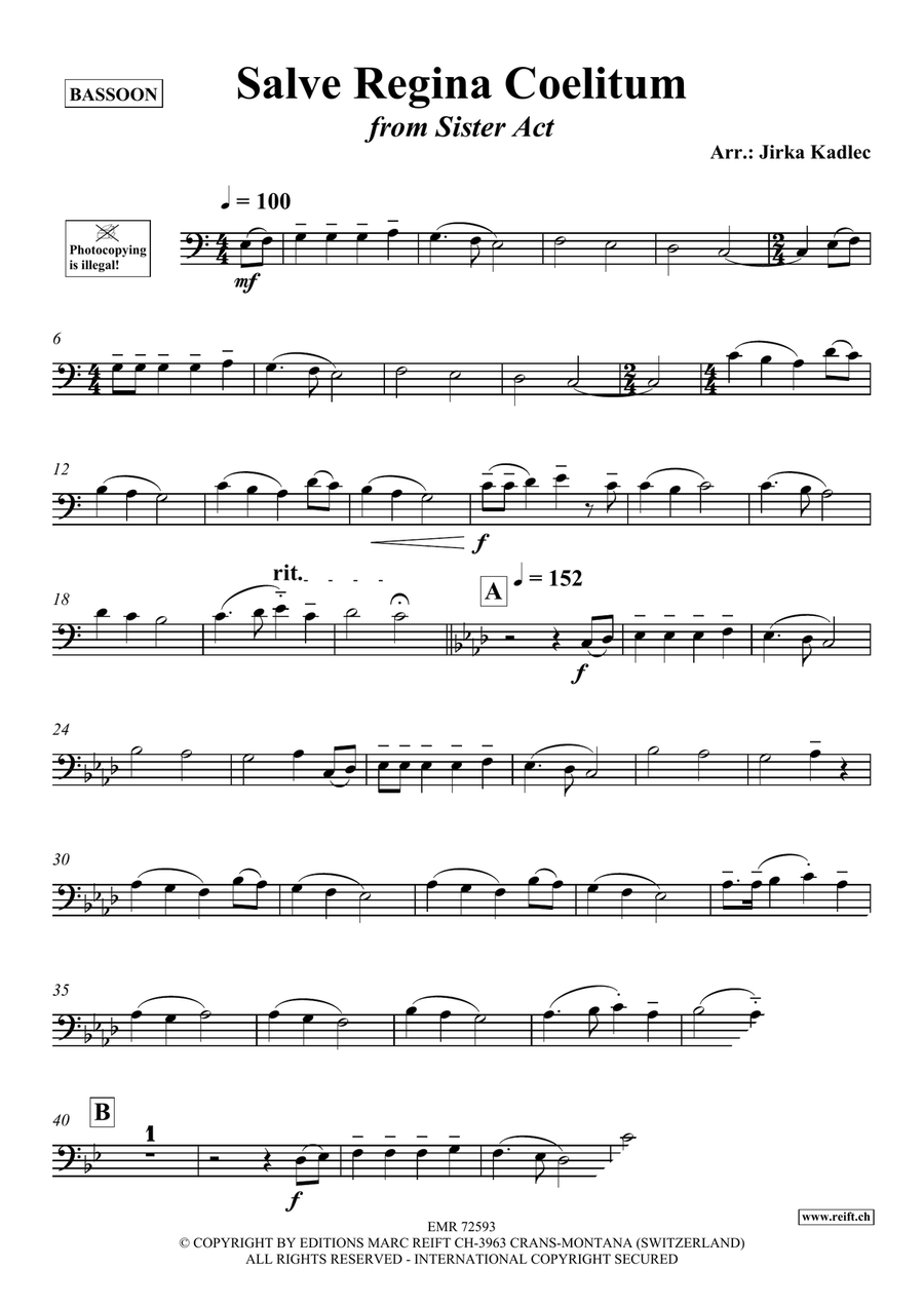 Salve Regina Coelitum Salve Regina Coelitum Bassoon Solo scores gallery preview page 3