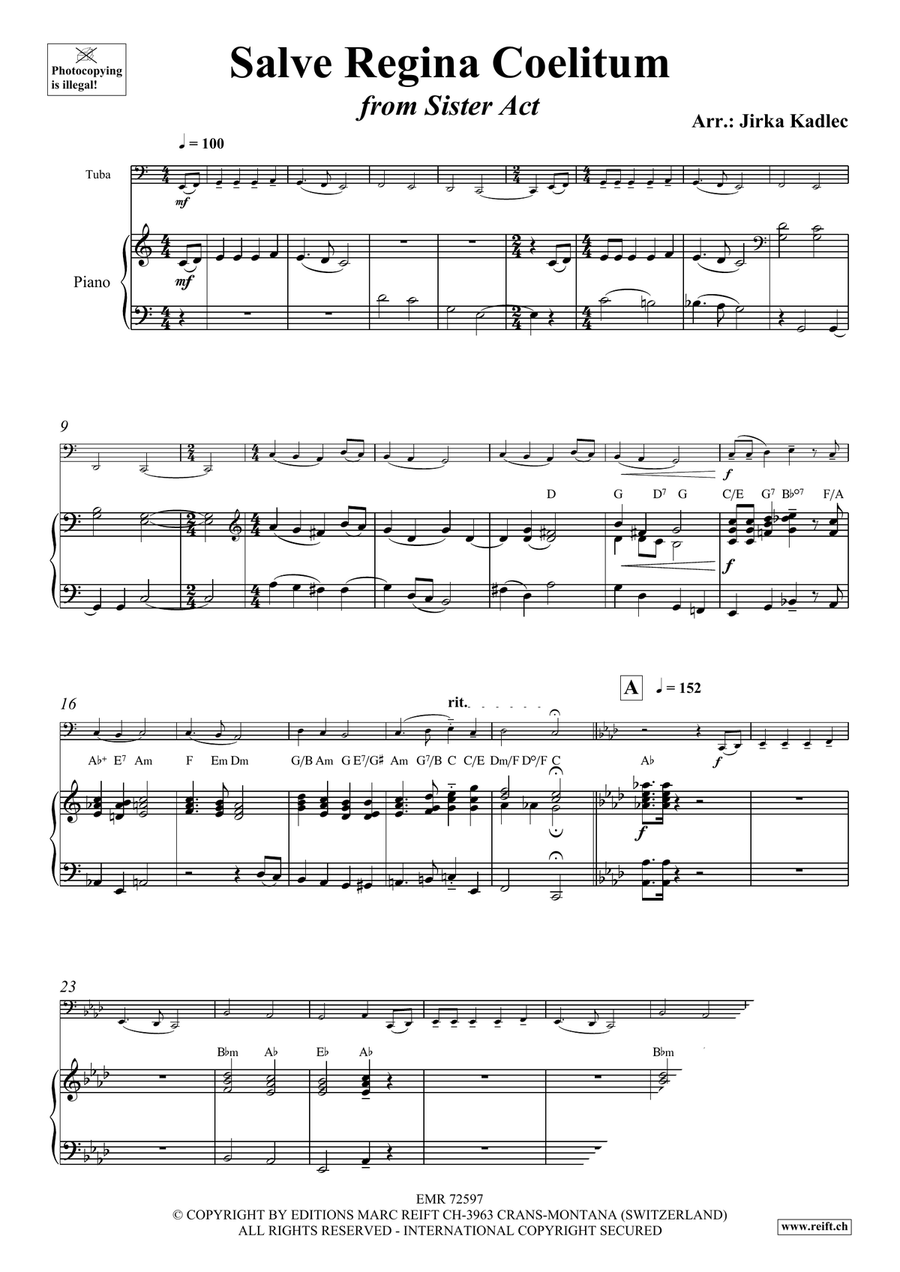 Salve Regina Coelitum Salve Regina Coelitum Tuba scores gallery preview page 4