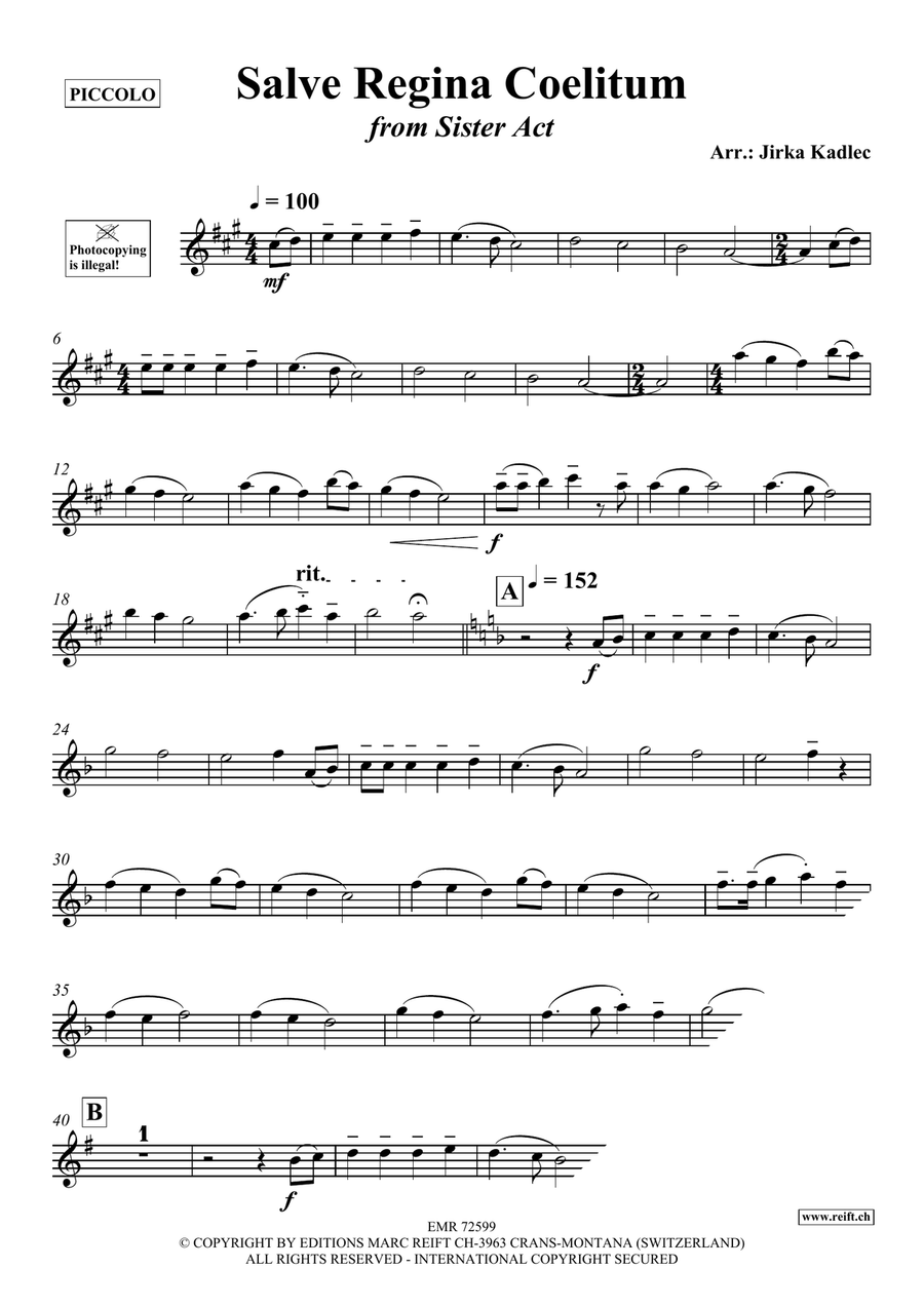 Salve Regina Coelitum Salve Regina Coelitum Piccolo scores gallery preview page 3