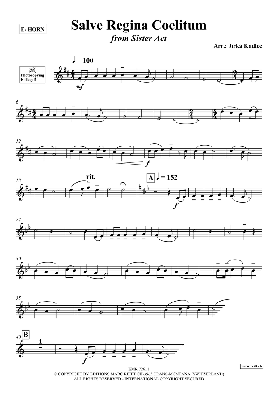 Salve Regina Coelitum Salve Regina Coelitum Horn scores gallery preview page 3