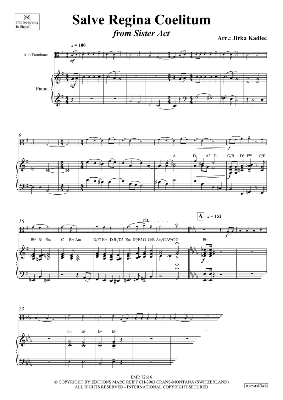 Salve Regina Coelitum Salve Regina Coelitum Piano Accompaniment scores gallery preview page 4
