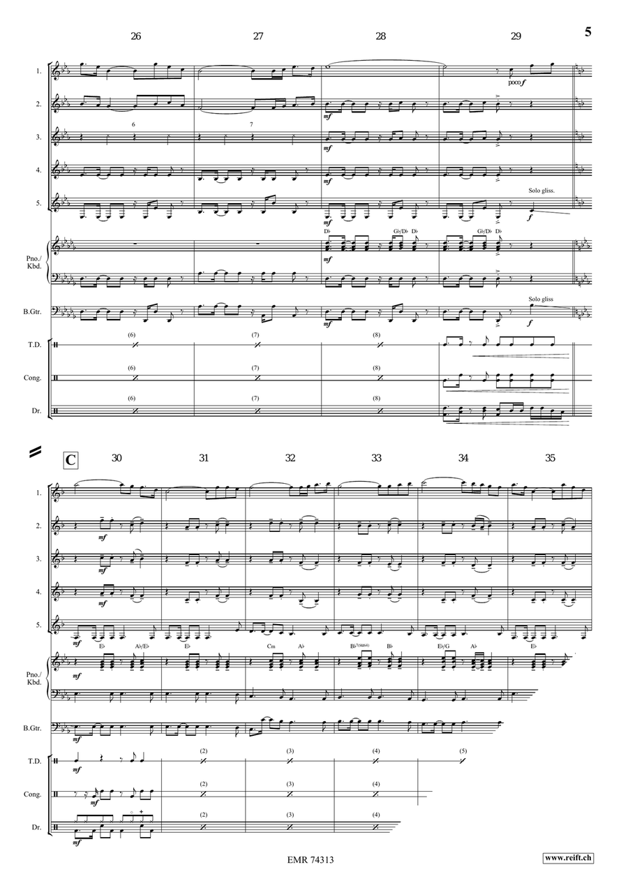 When The Pipers Plays When The Pipers Plays Clarinet Quintet scores gallery preview page 5