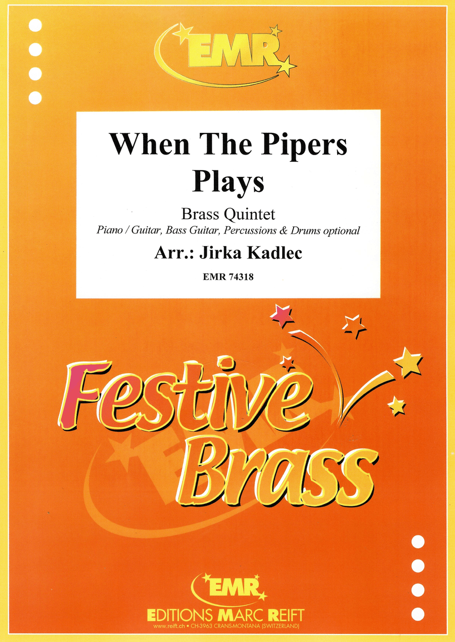 When The Pipers Plays When The Pipers Plays Brass Quintet scores gallery preview page 1