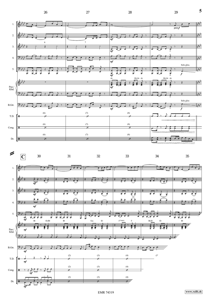 When The Pipers Plays When The Pipers Plays Woodwind Quintet scores gallery preview page 5