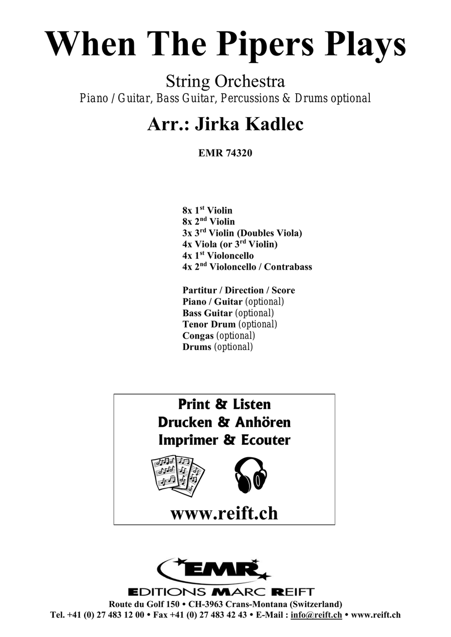 When The Pipers Plays When The Pipers Plays String Orchestra scores gallery preview page 2
