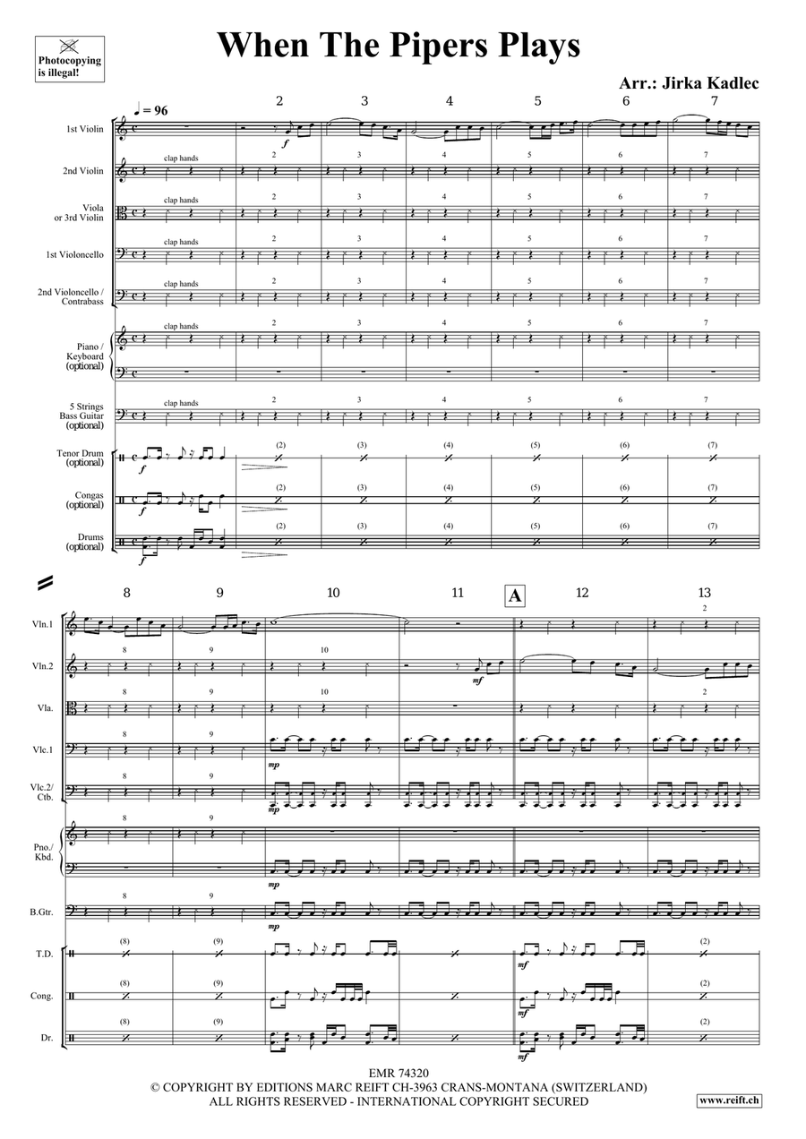 When The Pipers Plays When The Pipers Plays String Orchestra scores gallery preview page 3