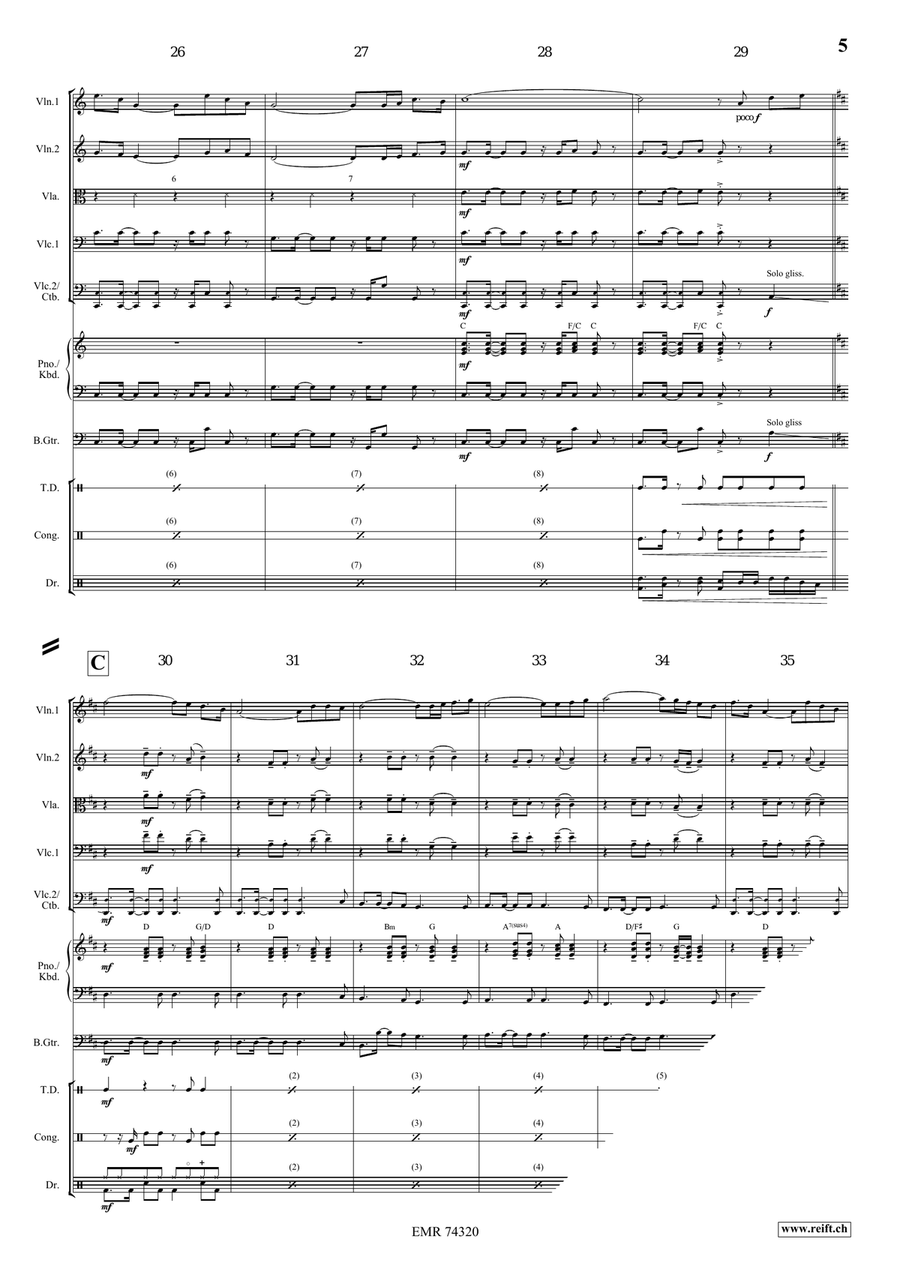 When The Pipers Plays When The Pipers Plays String Orchestra scores gallery preview page 5