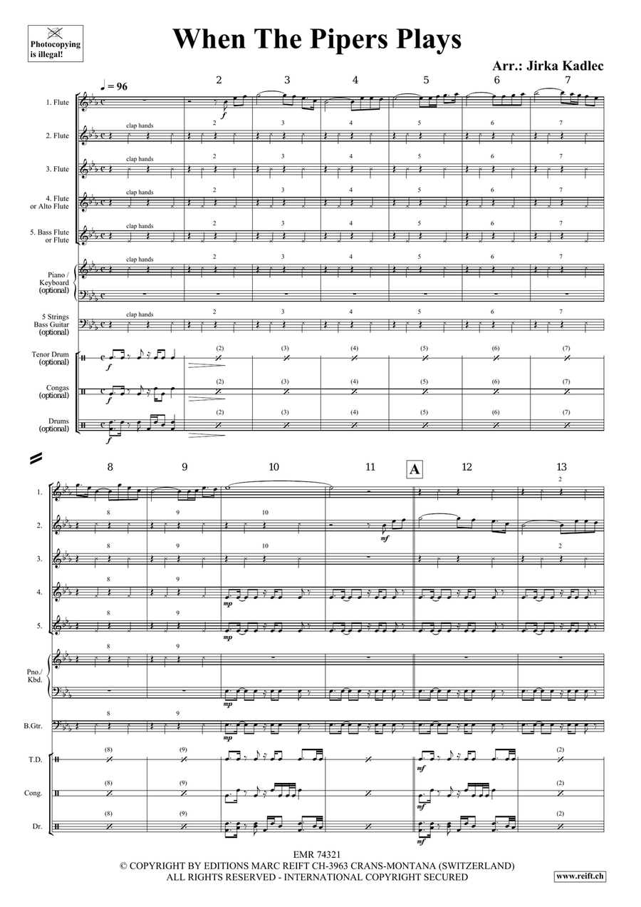 When The Pipers Plays When The Pipers Plays Flute scores gallery preview page 3