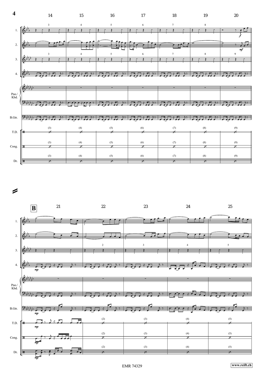 When The Pipers Plays When The Pipers Plays Saxophone Quartet scores gallery preview page 4