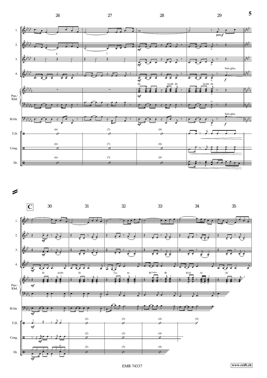 When The Pipers Plays When The Pipers Plays Horn scores gallery preview page 5