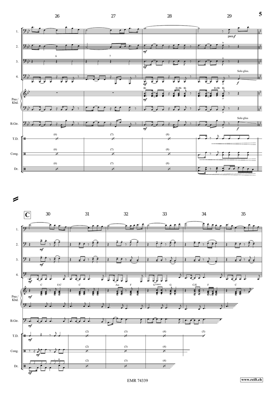 When The Pipers Plays When The Pipers Plays Tuba Quartet scores gallery preview page 5