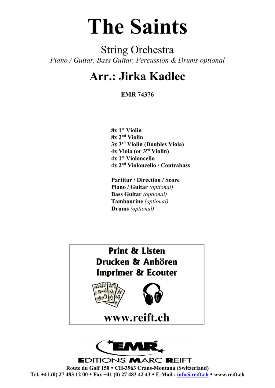 The Saints The Saints String Orchestra scores gallery preview page 2