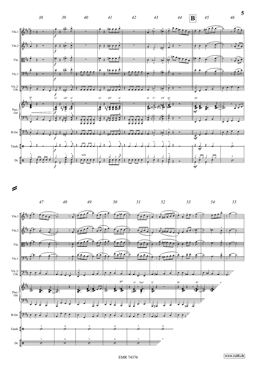 The Saints The Saints String Orchestra scores gallery preview page 5