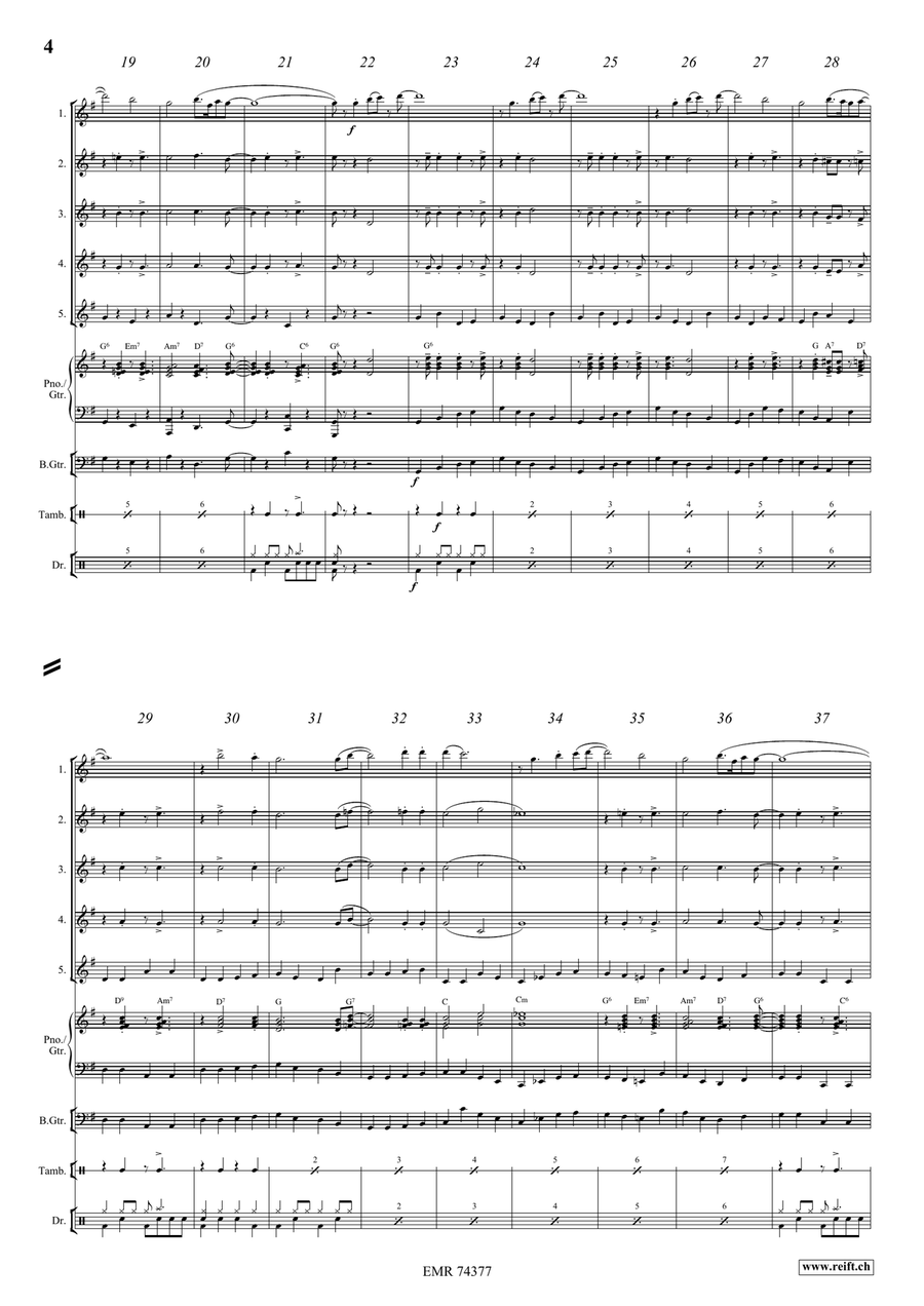 The Saints The Saints Flute scores gallery preview page 4