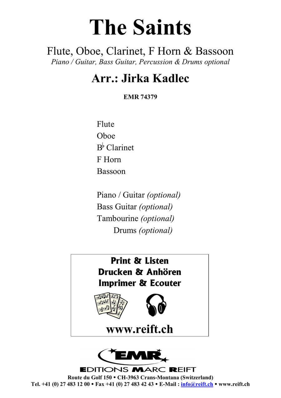 The Saints The Saints Woodwind Quintet scores gallery preview page 2