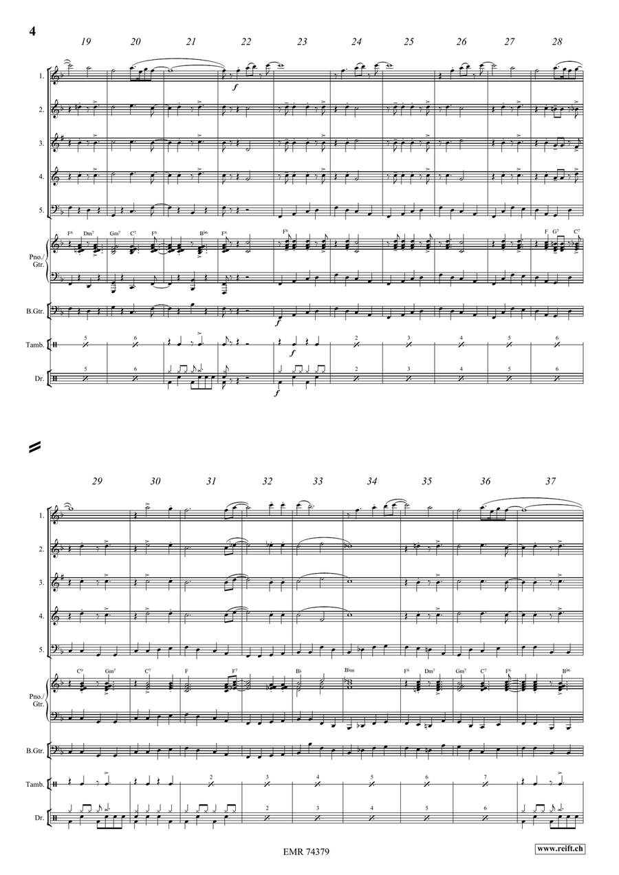 The Saints The Saints Woodwind Quintet scores gallery preview page 4