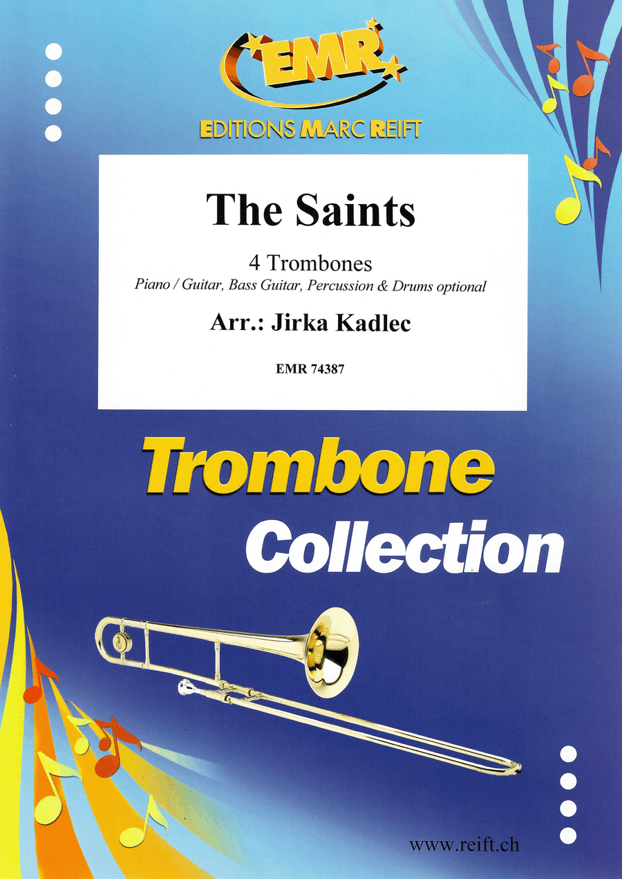 The Saints The Saints Trombone Quartet scores gallery preview page 1