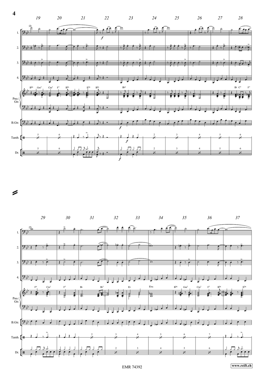 The Saints The Saints Bassoon Quartet scores gallery preview page 4
