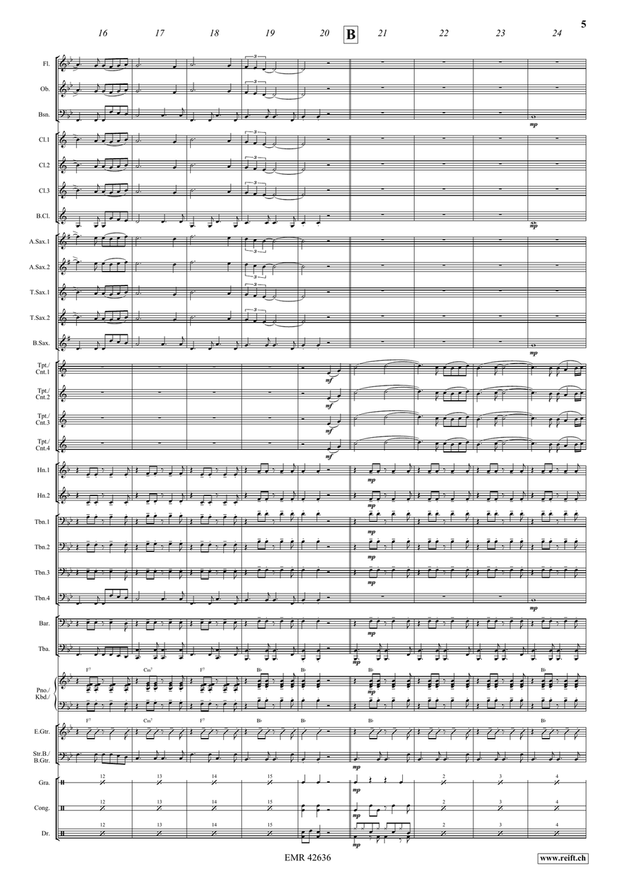 Amapola Amapola Concert Band scores gallery preview page 6