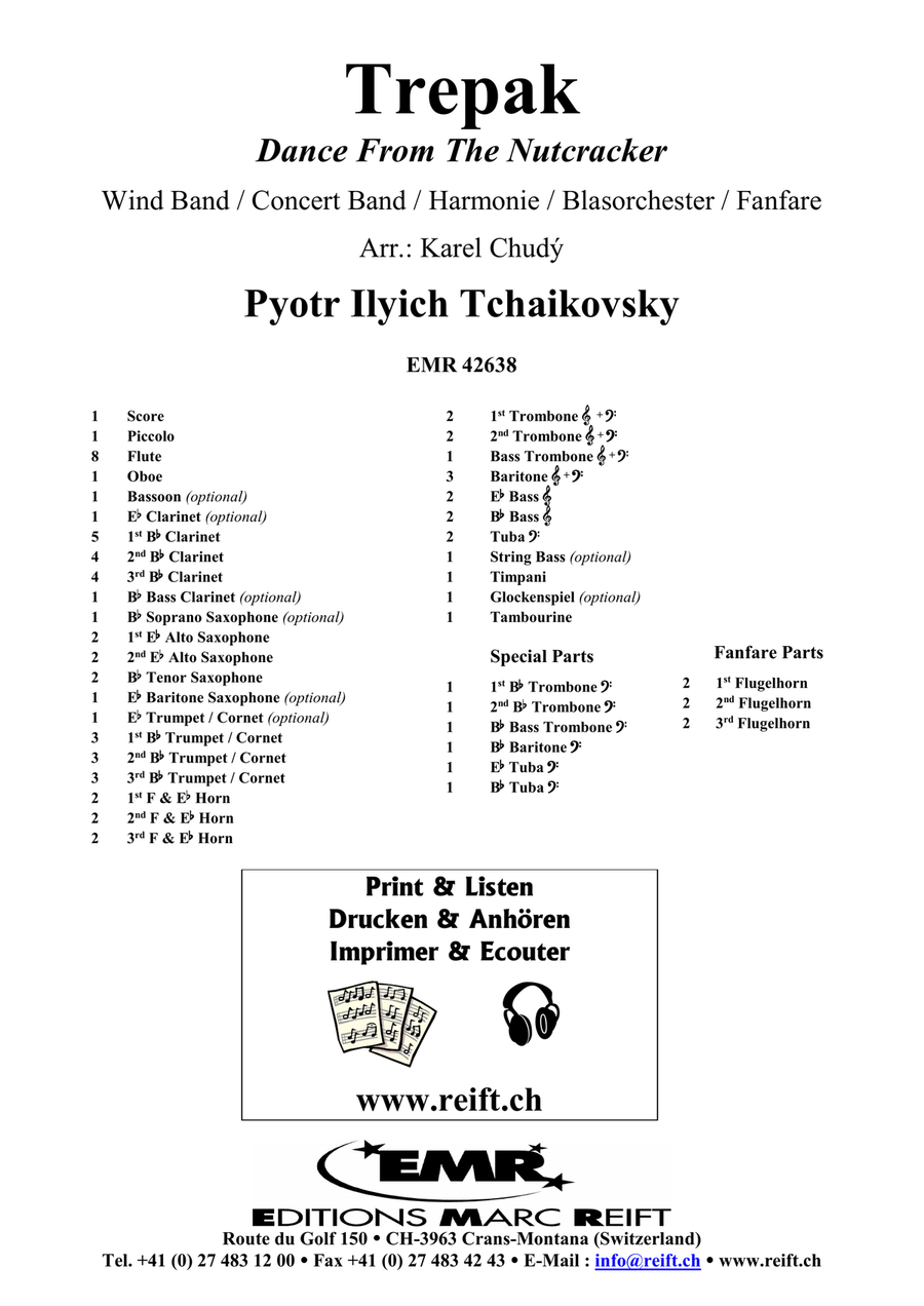Trepak Trepak Concert Band scores gallery preview page 2