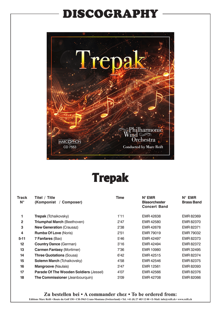 Trepak Trepak Concert Band scores gallery preview page 3