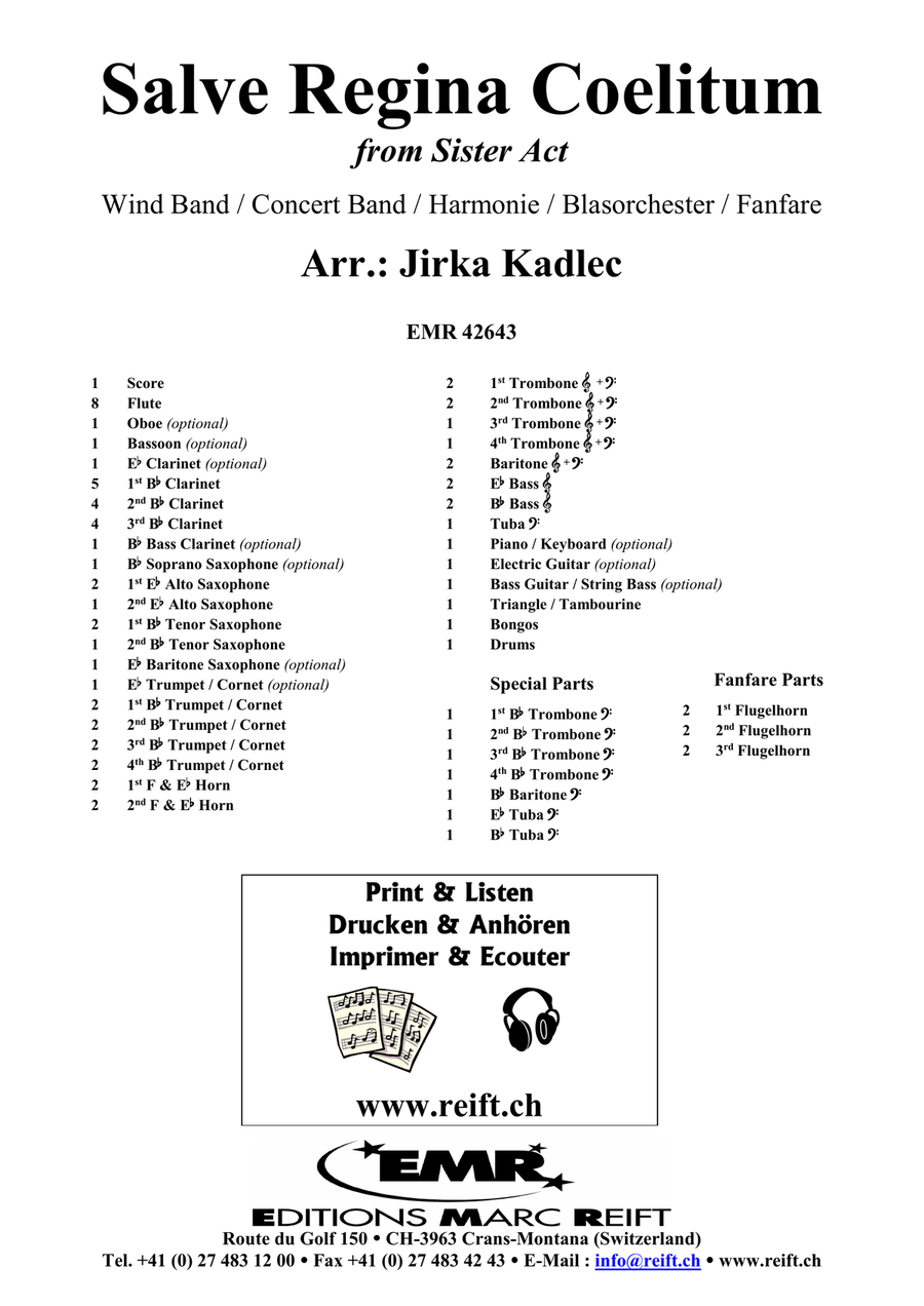 Salve Regina Coelitum Salve Regina Coelitum Concert Band scores gallery preview page 2