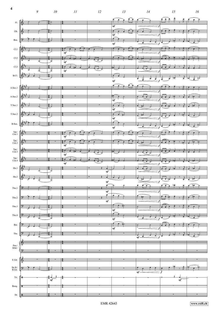Salve Regina Coelitum Salve Regina Coelitum Concert Band scores gallery preview page 5