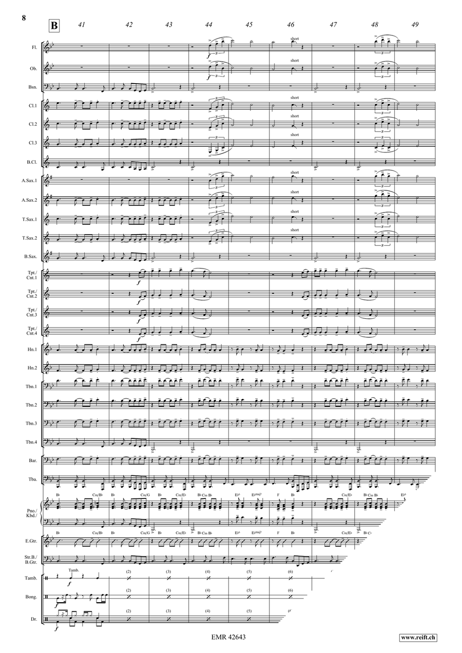 Salve Regina Coelitum Salve Regina Coelitum Concert Band scores gallery preview page 9