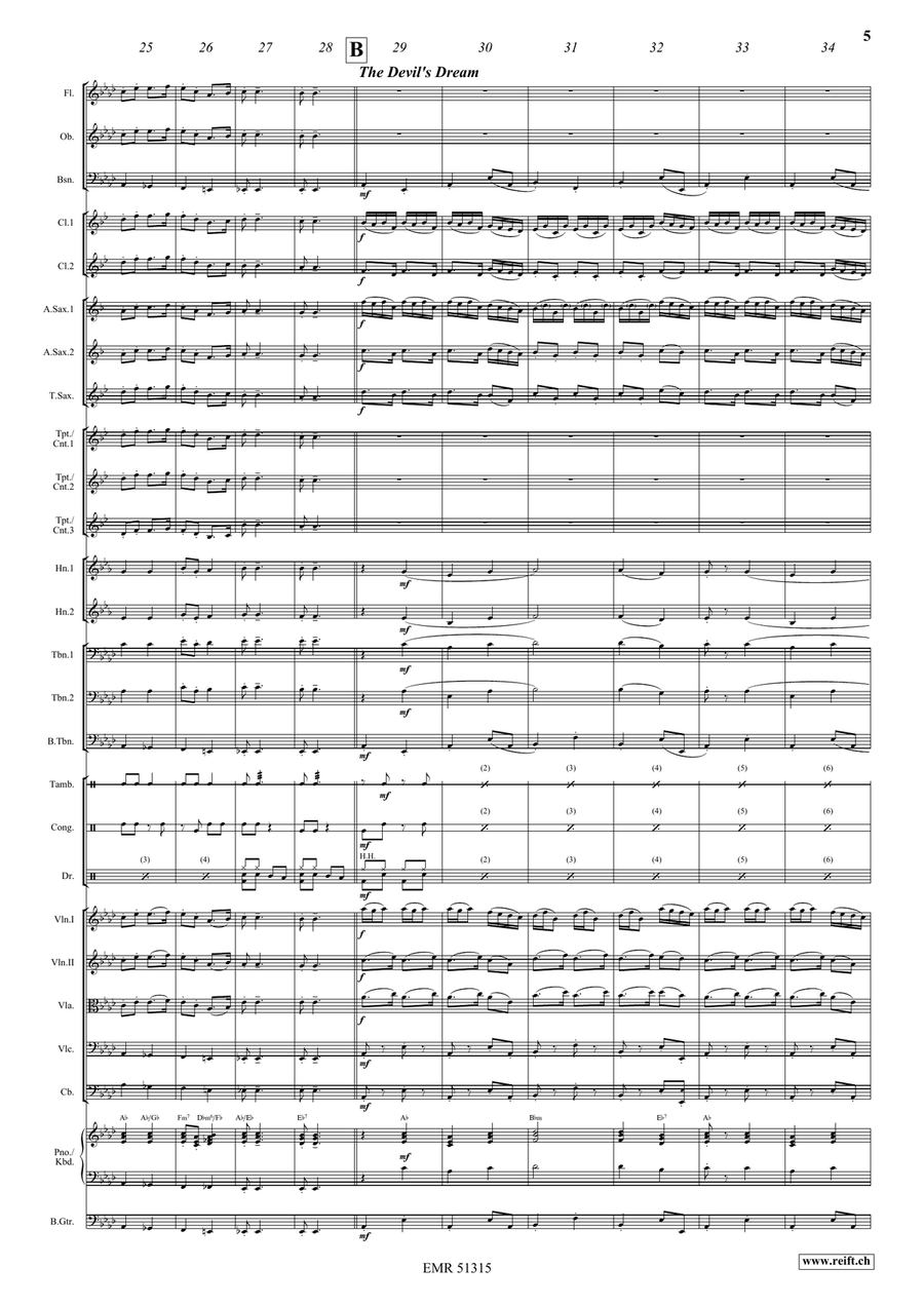 Western Medley Western Medley Orchestra scores gallery preview page 7