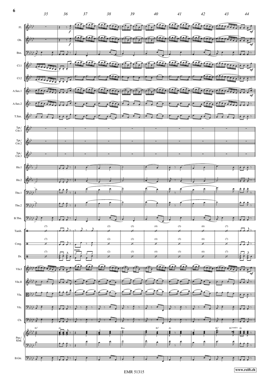 Western Medley Western Medley Orchestra scores gallery preview page 8