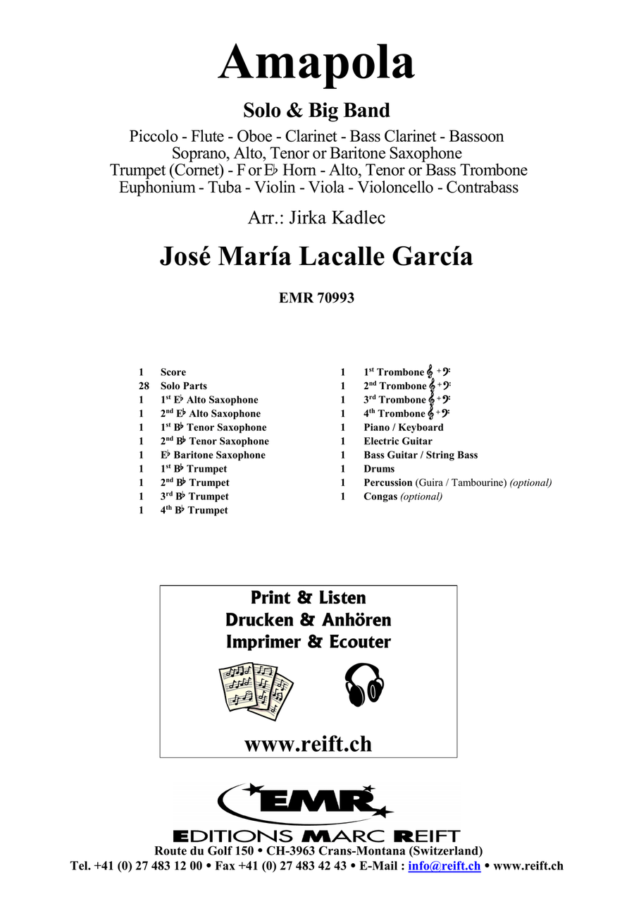 Amapola Amapola Bassoon scores gallery preview page 2