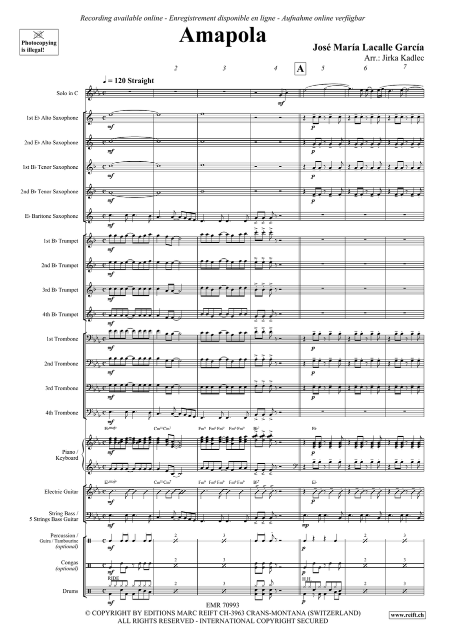 Amapola Amapola Bassoon scores gallery preview page 3