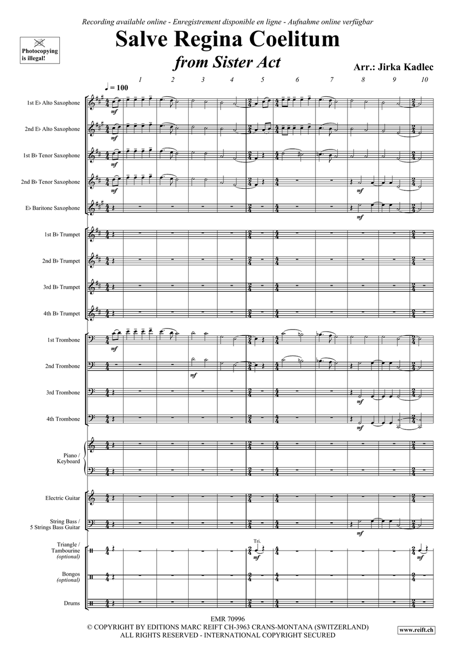 Salve Regina Coelitum Salve Regina Coelitum Big Band scores gallery preview page 4