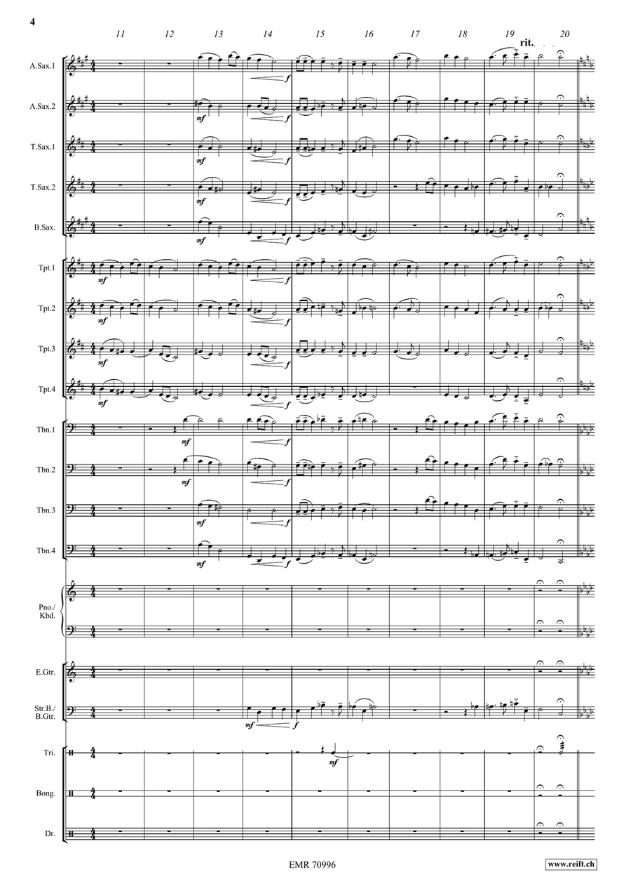 Salve Regina Coelitum Salve Regina Coelitum Big Band scores gallery preview page 5