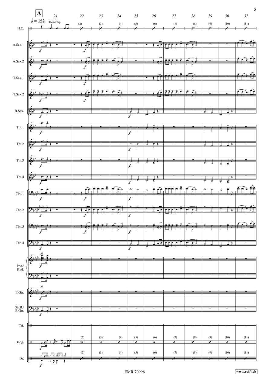Salve Regina Coelitum Salve Regina Coelitum Big Band scores gallery preview page 6